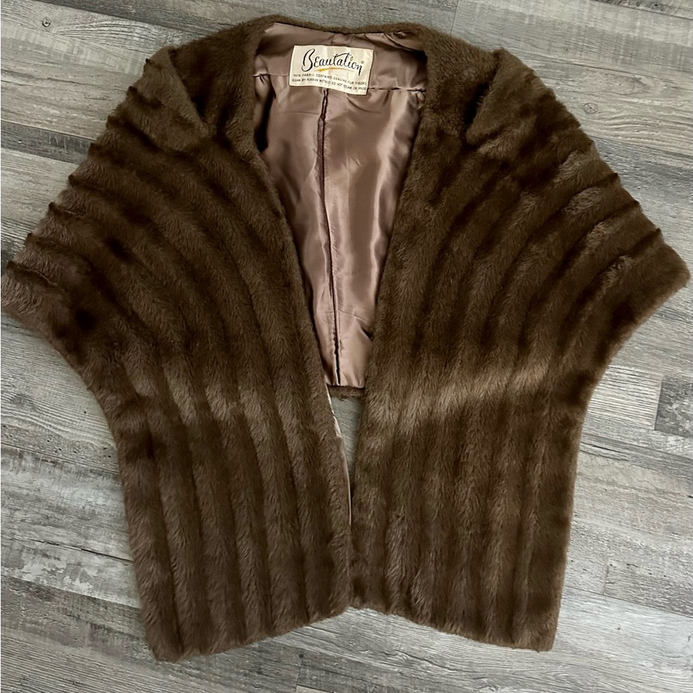 Vintage Mink Fur Stole